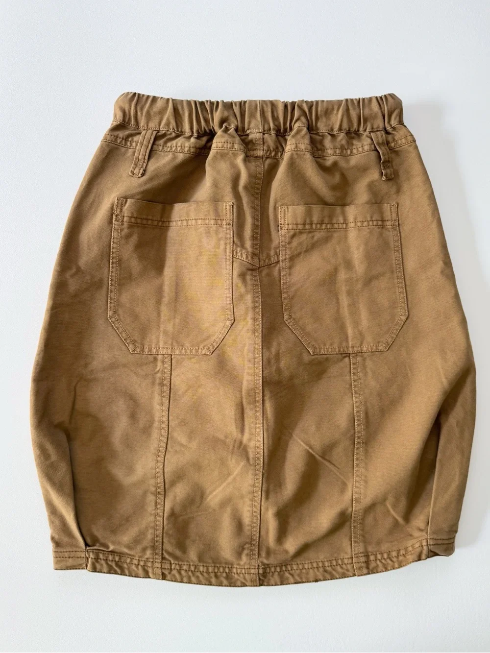 NEW w/tags! Free  People Tobacco Cargo Knee-Length Skirt L 12
